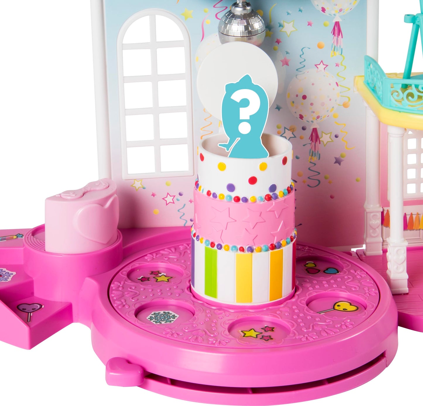Party Popteenies - Poptastic Party Playset with Confetti, Exclusive Collectible Mini Doll and Accessories, for Ages 4 and Up, Standard