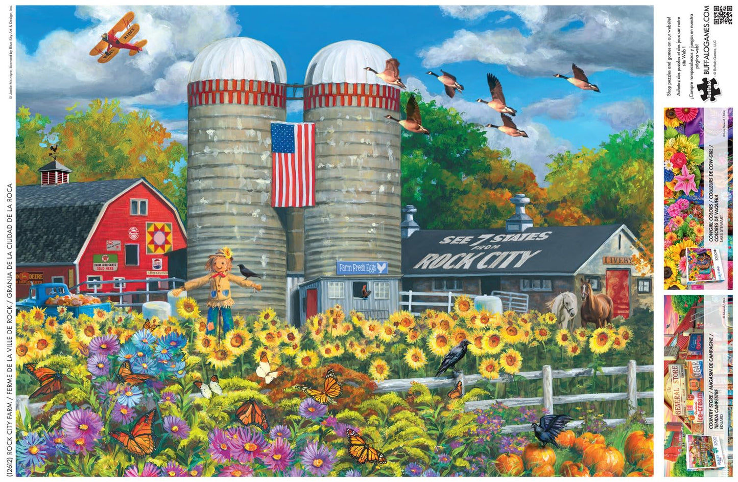Buffalo Games - Rock City Farm - 1000 Piece Jigsaw Puzzle for Adults