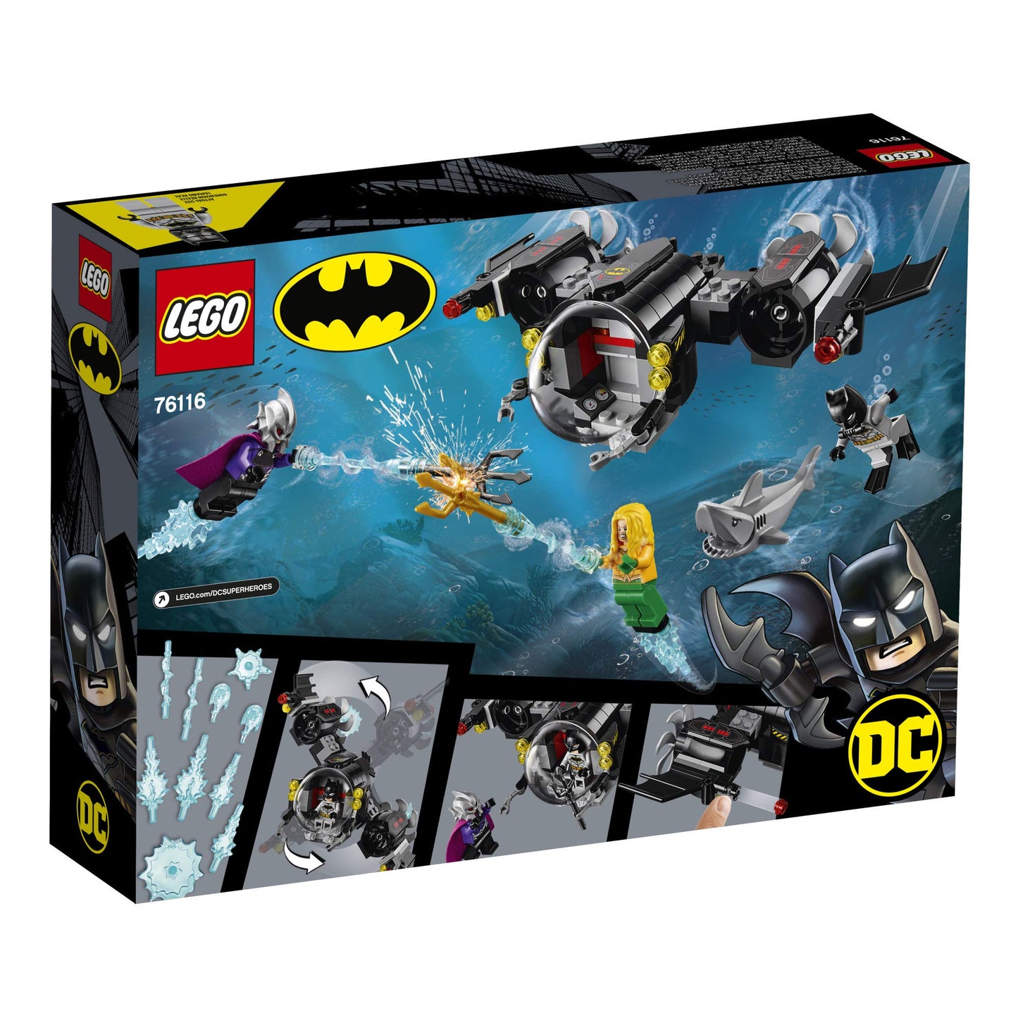 LEGO DC Batman: Batman Batsub and the Underwater Clash 76116 Building Kit (174 Pieces)