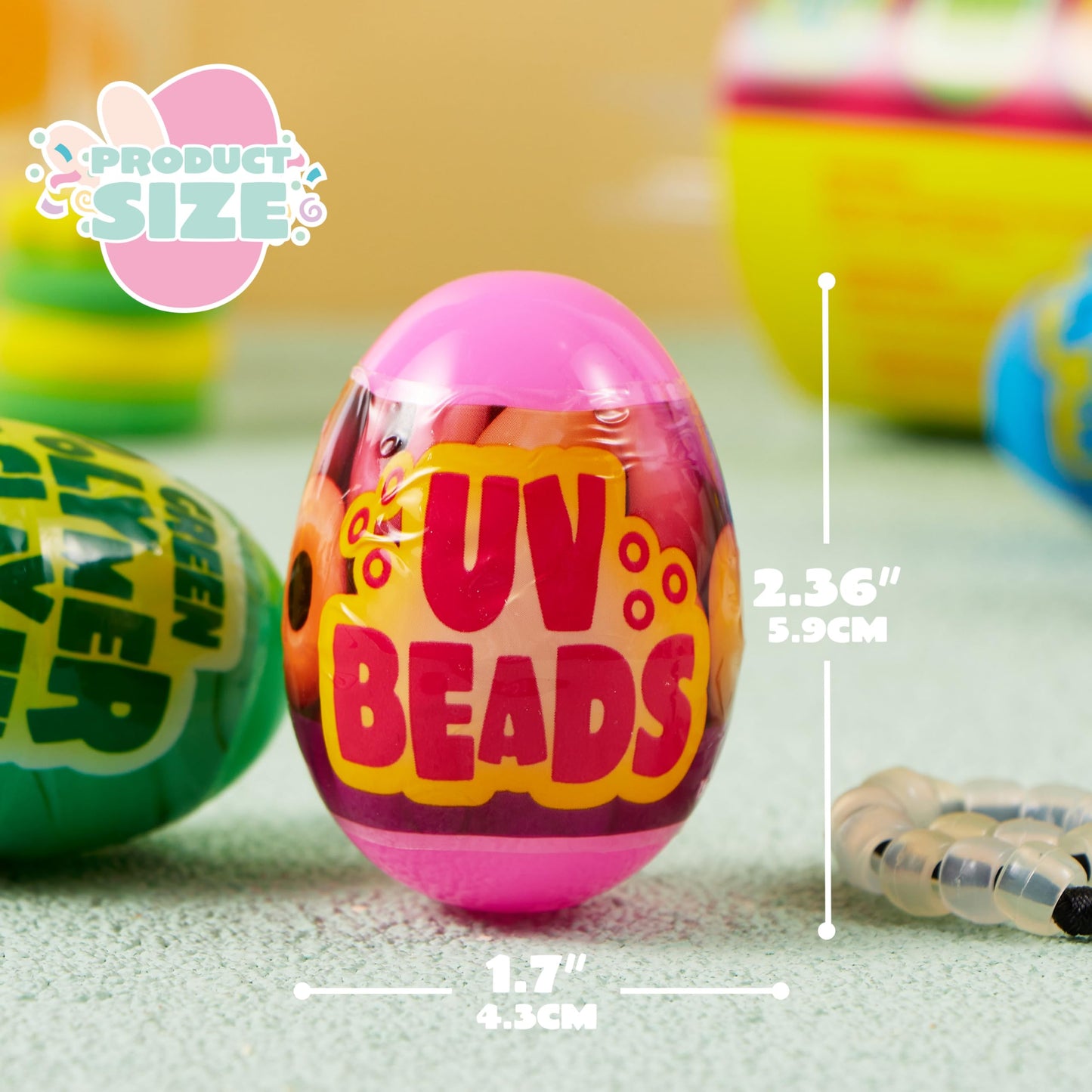 JOYIN 8 Pcs Easter Science Experiment Eggs, Colorful Eggs Prefilled with Science Activity Kit, Easter Hunt, Basket Stuffer Filler, Party Favor, STEM
