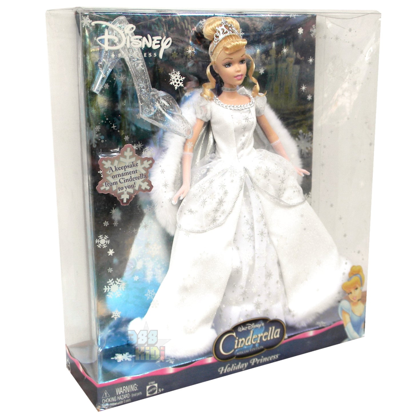 Disney Princess Holiday Princess Cinderella Doll
