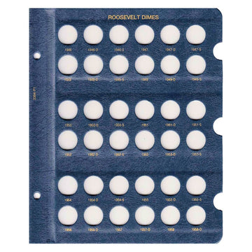 Whitman US Roosevelt Dime Coin Album 1946 - 2022 #3394