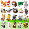 TENYEAH 20 Pack Party Favors Building Set for Adult, Mini Animals Building Block Toy, Classroom Prizes Goodie Bags Stocking Stuffer, Easter Gifts