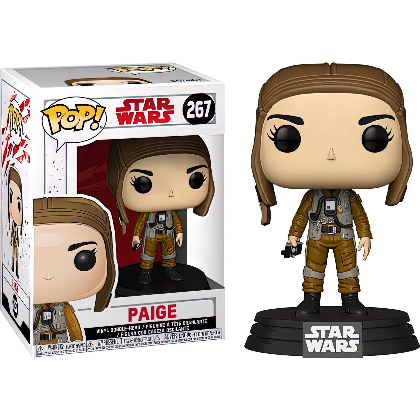 Paige: Fun ko P o p ! Vinyl Figurine Bundle with 1 Compatible 'ToysDiva' Graphic Protector (267-31789 - B)