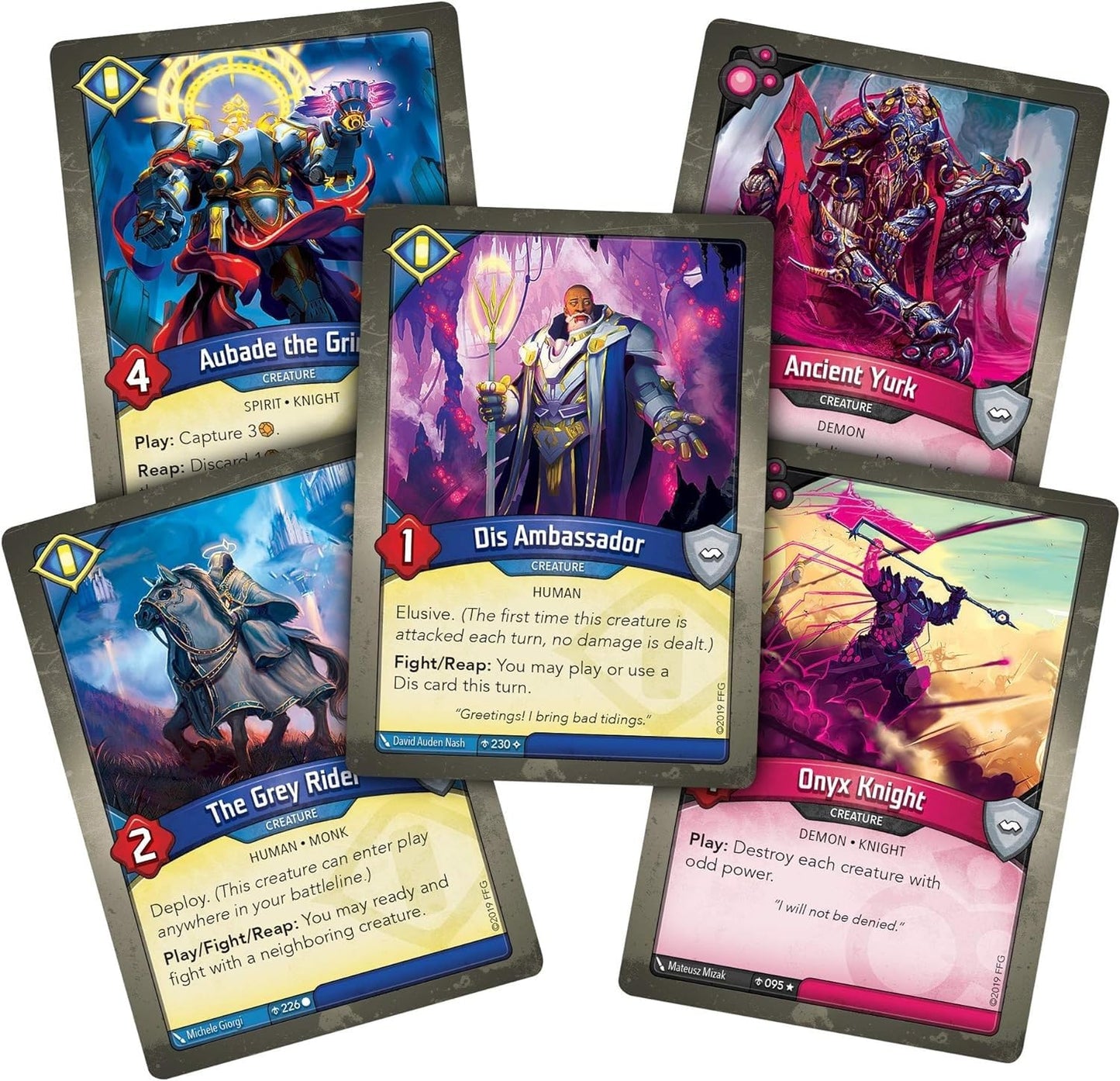 Fantasy Flight Games KeyForge Age of Ascension 1 - Pack Archon Deck Display | Fast-Paced Card Game | Strategy Game for Adults and Teens | Ages 14+ | 2