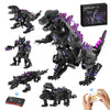 LQPFBSM 5 in 1 STEM Robot Building Blocks Sets APP & Remote Control Robotic Kits 5 in 1 Tyrannosaurus Rex/Triceratops/Monster/Crocodile/Robot Toys