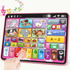 Trilingual Learning Toy Tablet with Music & Sound, Montessori Speech Therapy Toys for 1 Year Old Girl Boy Musical Baby Toy 12-18 Months Toddler Girl