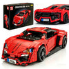 Mould King Car Building Set, 1:12 Scale Red Sports Vehicle, 1311 Pcs
