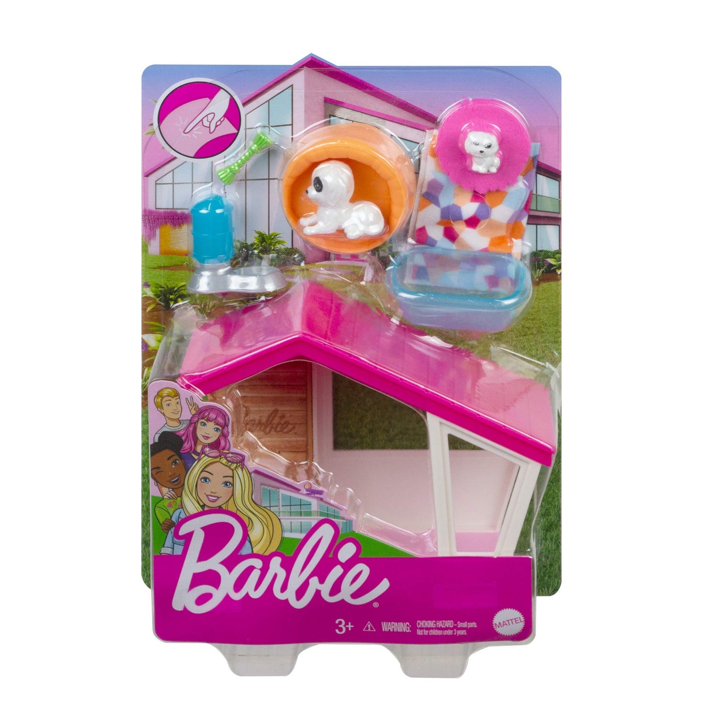Mattel - Barbie Mini Playset with Pet Assortment