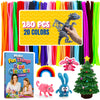 Pipe Cleaners Craft 280 PCS, Chenille Stems 12 Inch, 20 Multi-Colored Craft Supplies for Classroom, DIY Art Fuzzy Sticks & Decoration Art Supplies