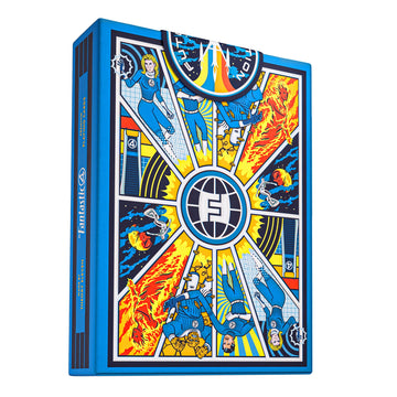 theory11 Fantastic Four Playing Cards Official Marvel Studios Collector's Deck | Retro Comic Art Design | Custom Court Card Artwork | Loved by Marvel