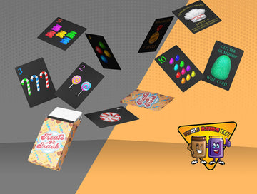 Treats or Trash - Captivating Card Game for Kids & Families - Gather Your Treats and Dodge The Trash! 2-4 Players | Ages 4+ | Mom's Choice Awards