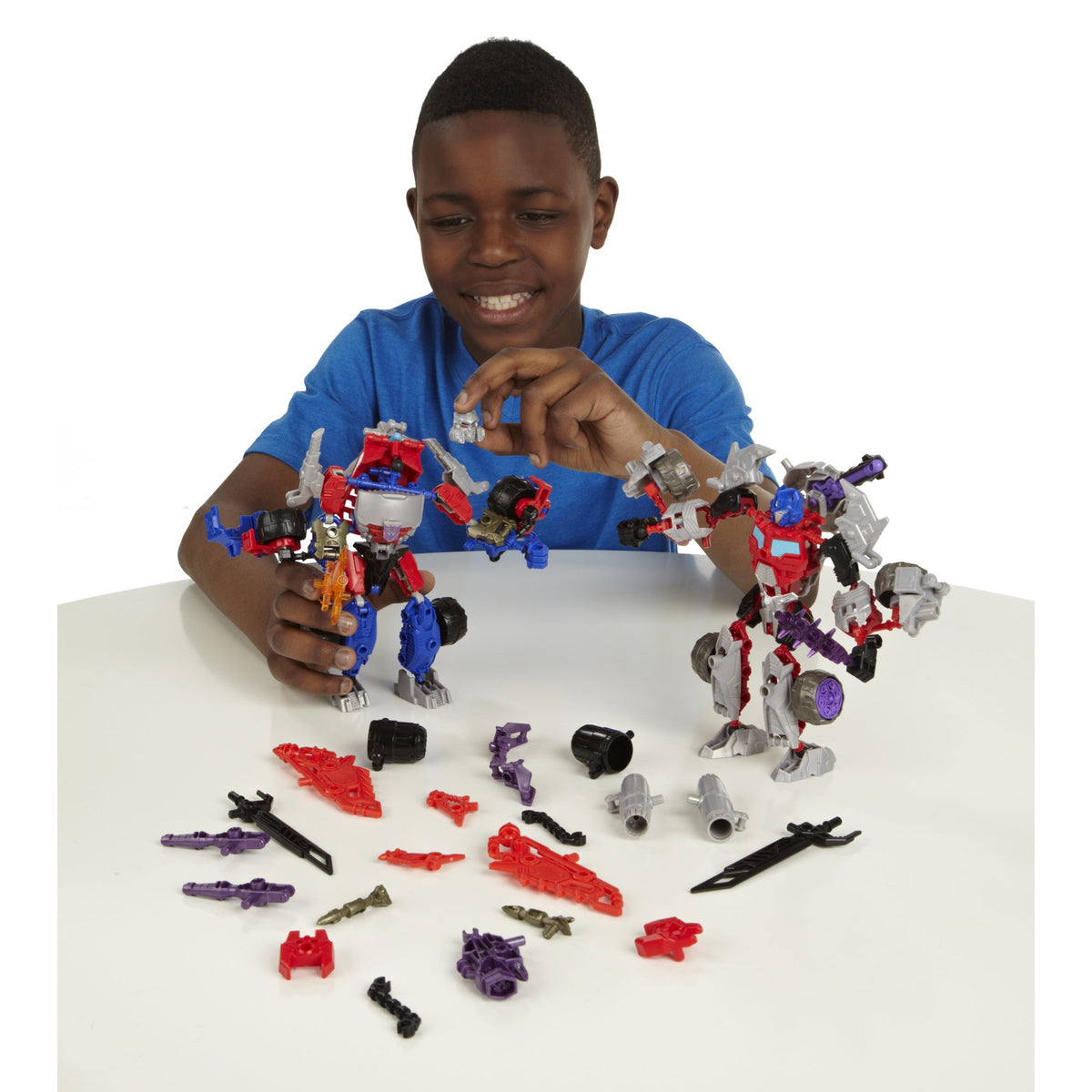 Transformers Construct-A-Bots Optimus Prime Vs. Megatron Construction Set