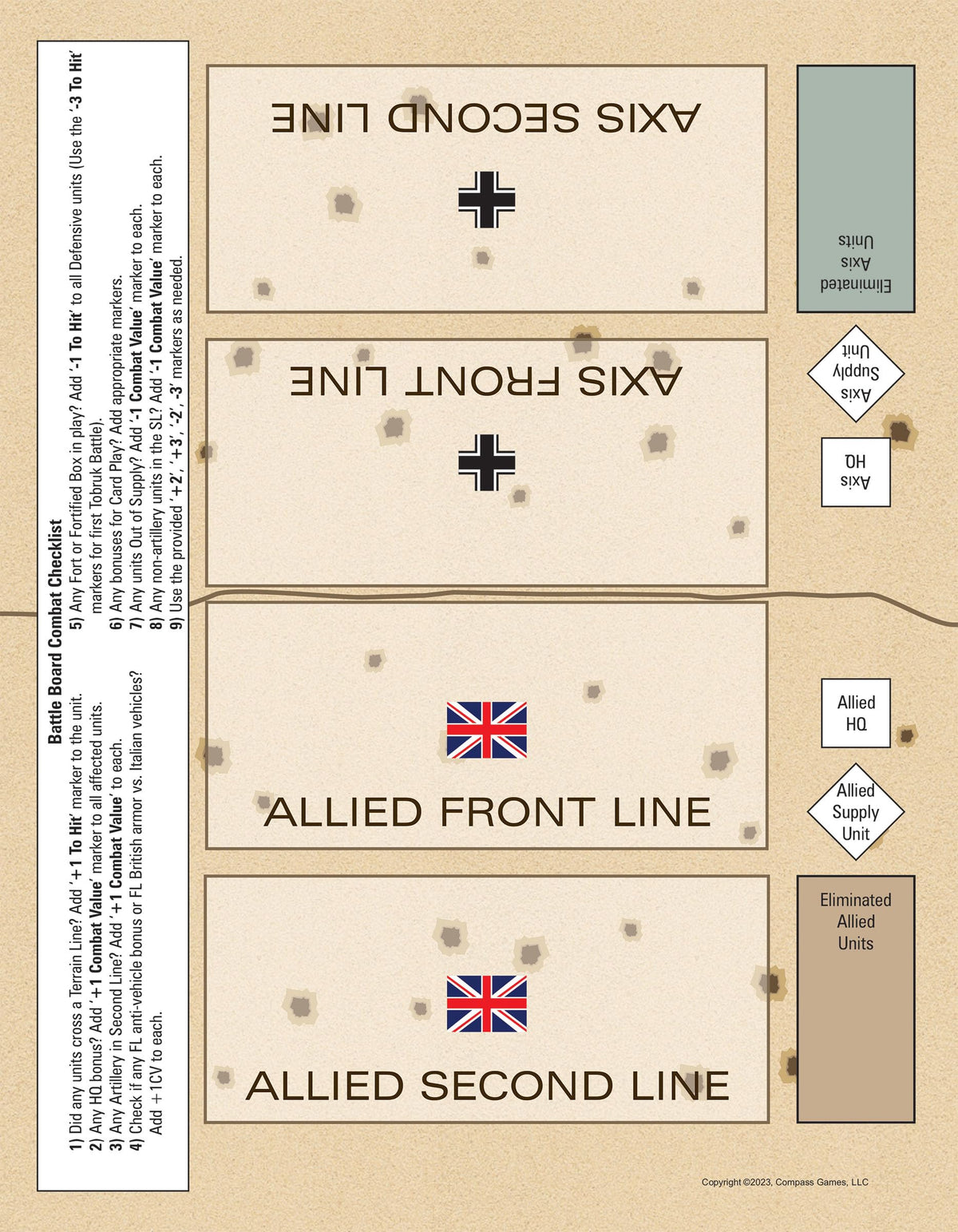 Compass Games Desert Blitzkrieg: Rommel's North African Campaign