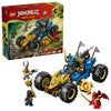 LEGO NINJAGO Jay’s Transforming Car Building Toy for Boys & Girls - Toy Car W/2 Play Modes for Kids, Ages 8+ - W/Jay, NYA, Dragon Form Kai, & 2 More