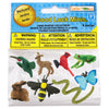Safari Ltd. Good Luck Minis Backyard Fun Pack - Mini Figurines Including Rabbit, Frog, Butterfly, Snake, Doe, Cardinal, Honey Bee, Hummingbird