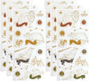 Paper House Productions Harry Potter Hogwarts House Constellations Set of 6 Shiny Foil Enamel Effect Sticker Sheets