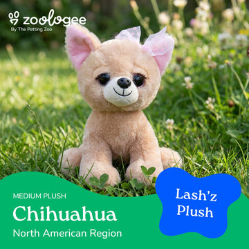 The Petting Zoo, Lash'z Chihuahua Dog Stuffed Animal, Gifts for Girls, Plush Toy 10 inches