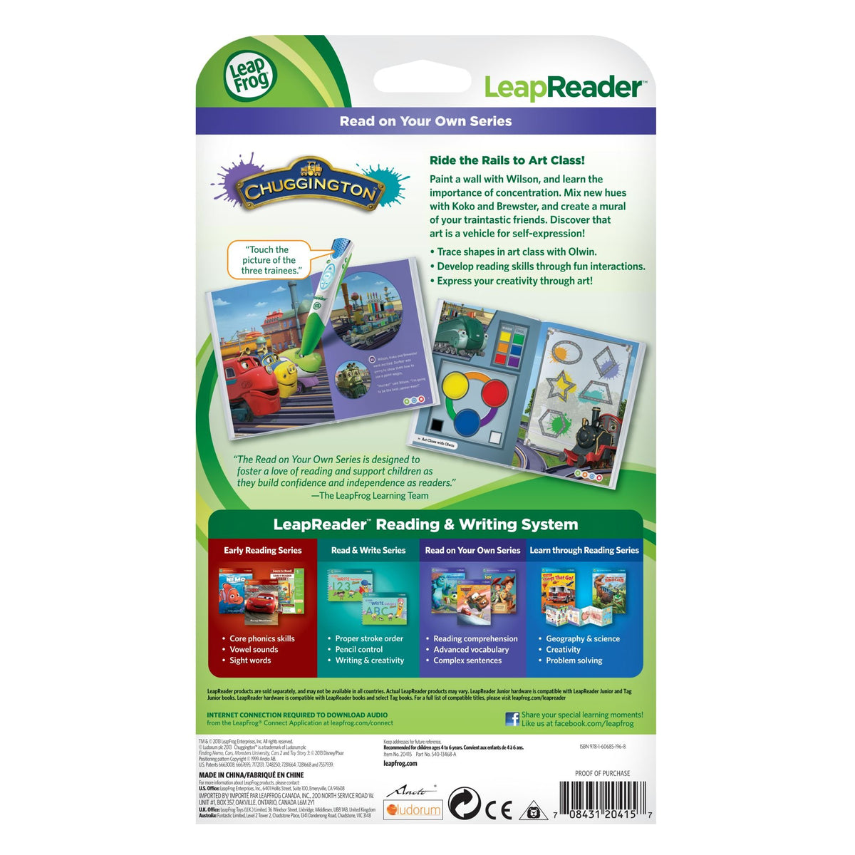 LeapFrog Tag Book: Chuggington: Wilson and The Paint Wagon