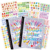 Letter Stickers, 5000 PCS+ Alphabet Stickers Book, Self-Adhesive Colorful Stickers Letters & Numbers for Junk Journal Supplies Kids DIY Crafts