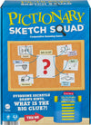 Mattel Games Pictionary Sketch Squad Cooperative Party Game with Clues Case, 2- to 6-Player Drawing Game