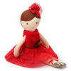 Bearington Collection Evie Christmas Plush, 16.5 Inch Ballerina Doll