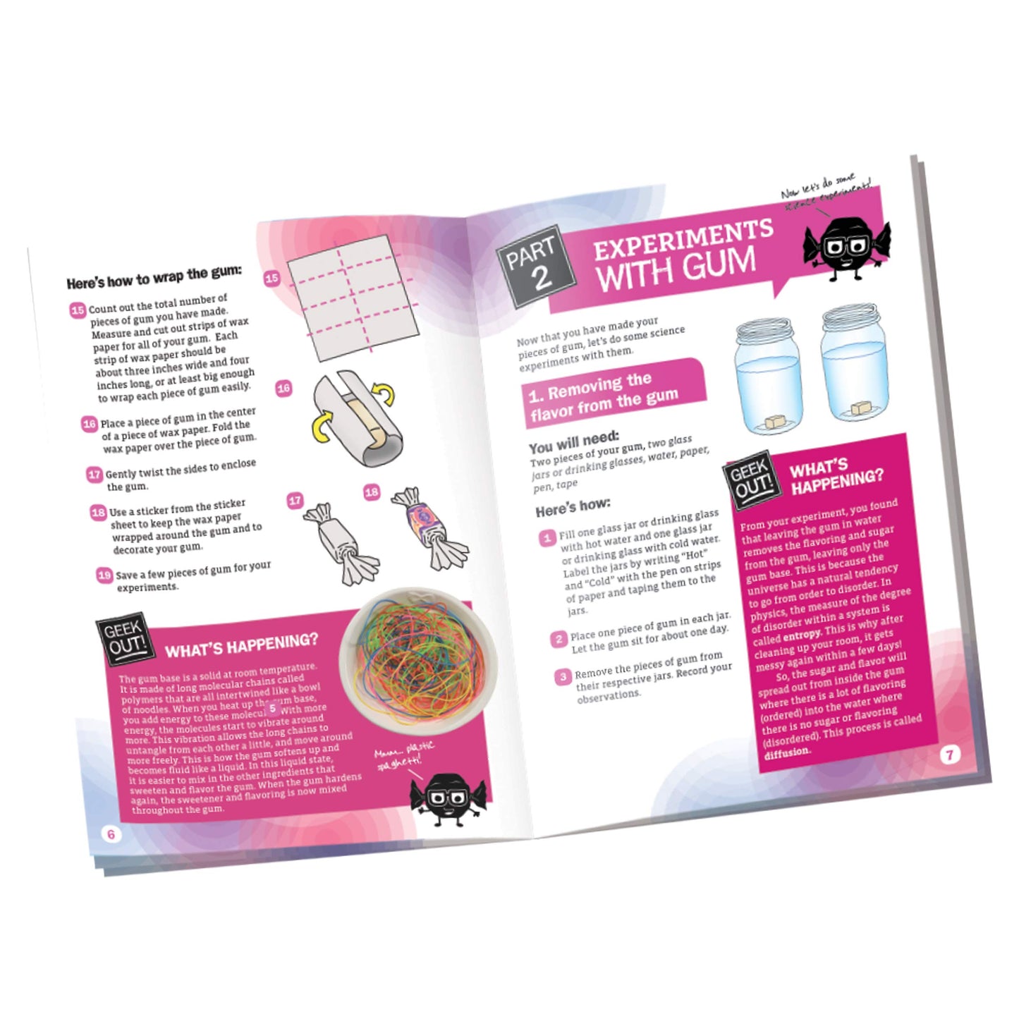 Thames & Kosmos Super Duper Bubble Gum Lab STEM Experiment & Activity Kit | Make Your Own Yummy Bubble Gum in 3 Flavors! | Learn About Science