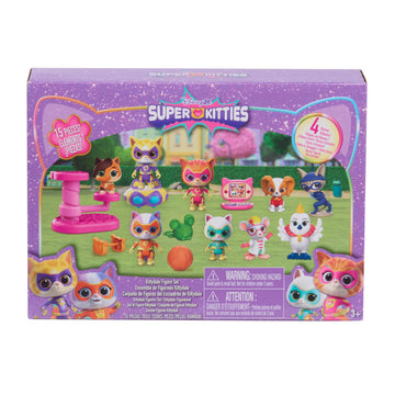 Disney Jr. SuperKitties Kittydale Figure Set with Accessories