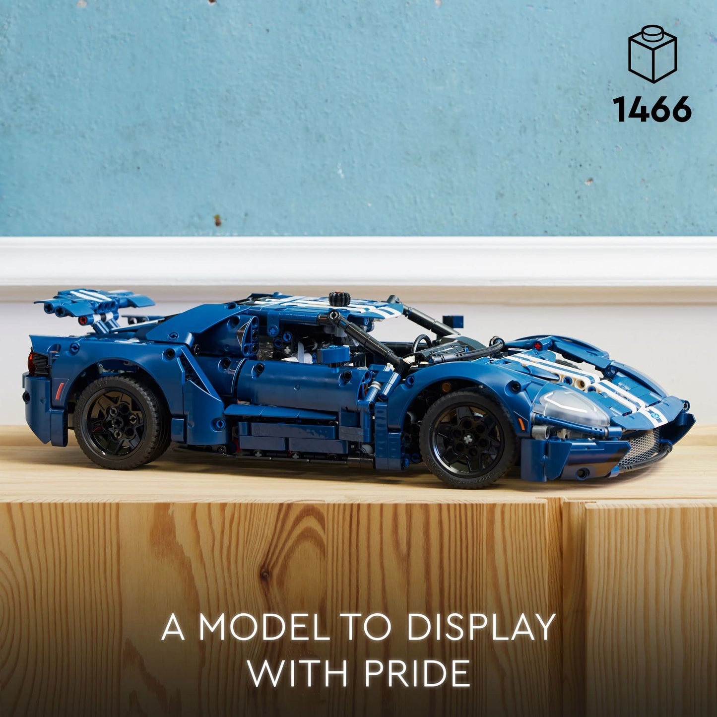 LEGO Technic 2022 Ford GT 42154 Car Model Kit for Adults to Build, Collectible Set, 1:12 Scale Supercar with Authentic Features, Gift Idea That Fuels