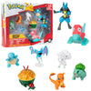 Pokemon Battle Ready! Toy Figure Set, 8 Pieces - 2" & 3" Charmander, Bulbasaur, Squirtle, Lucario, Alolan Vulpix & More - Gift for Kids, Boys, Girls