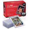 Ultra PRO Semi Rigid 1/2" Lip Tall Sleeves 200ct