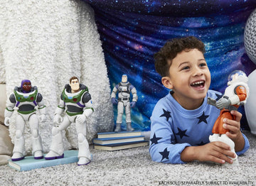 Mattel Disney and Pixar Lightyear Buzz Large-Scale Action Figure, Space Ranger Alpha with Accessories, 12 Moving Joints, 12 inch
