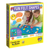 Creativity for Kids My First Fun Felt Shapes - Travel Friendly Felt Board for Toddlers, Toddler Crafts and Pretend Play, 100+ Felt Pieces