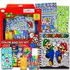 Nintendo Store Super Mario Sketchbook Set for Kids, Toddlers ~ 3 Pc Bundle with Mario Coloring Journal, Stickers, and More (Mario Drawing Pad Activity