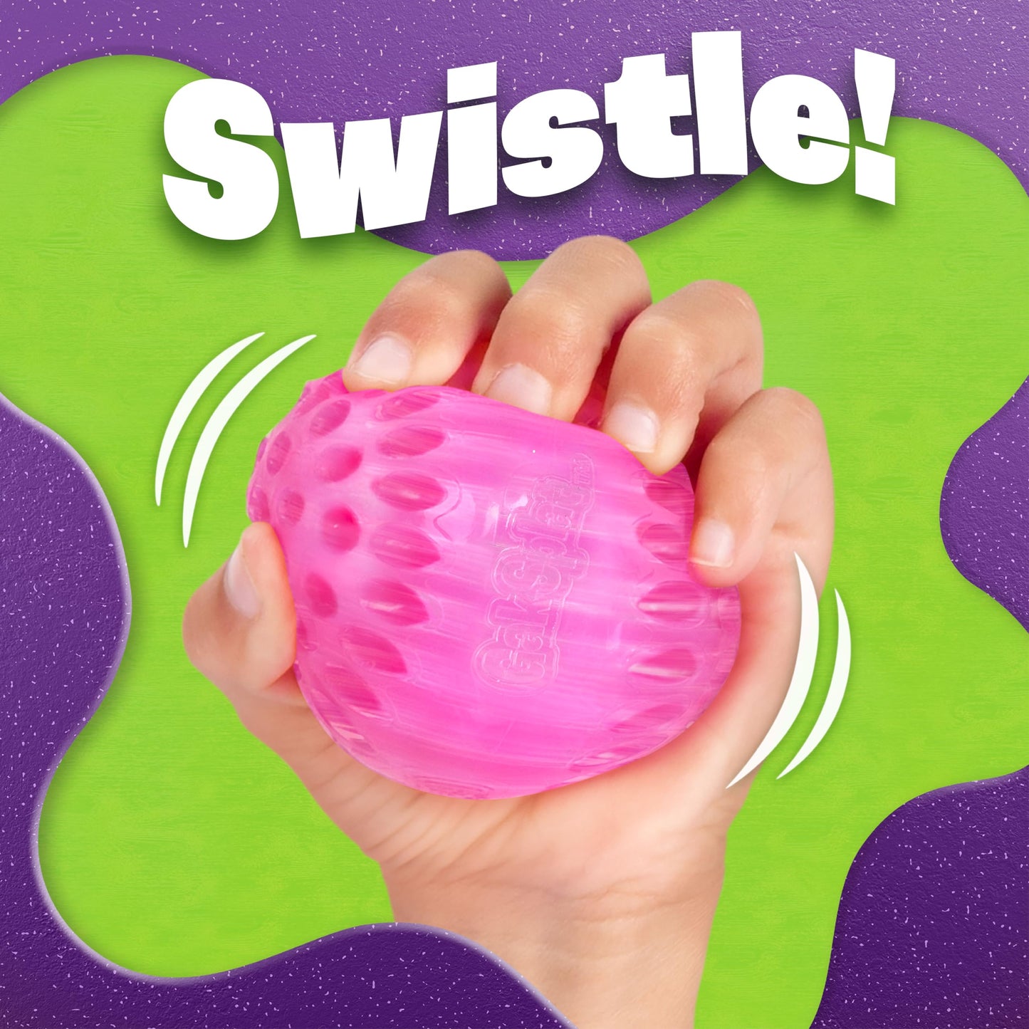 Nickelodeon Gak Splat 2 Balls + 1 Football Sport Ball 3-Pack Bundle, Throw, Catch, Play!