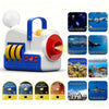 Kids Story Projector with 4 Science Cartridges, Bedtime Stories, Lullabies & Night Light, Storybook Player Machine, Educational Storytime Projector