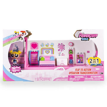 Power Puff Girls Deluxe Flippin Action Playset