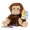 1i4 Group Marvin the Monkey - Microwavable & Weighted Plush Stuffed Animal - Heated Plushie for Warmth - Cute, Soft, Cozy Toy for Adults & Children