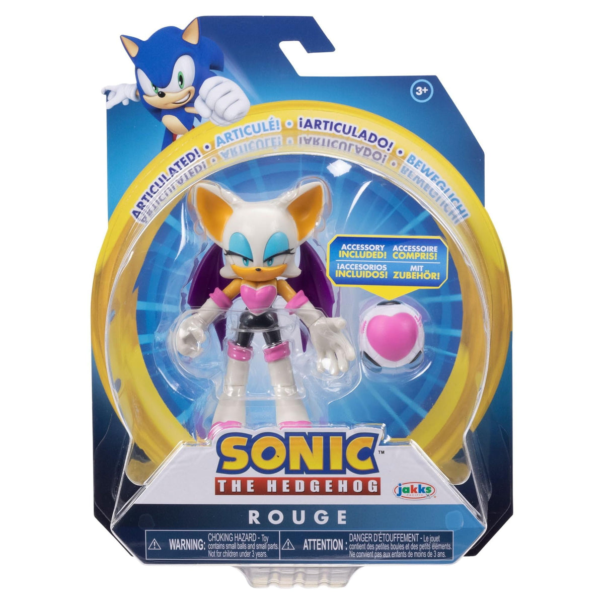 Sonic the Hedgehog 4" Rouge The Bat Action Figure