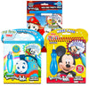 Bendon Water Painting Books Set for Toddlers Kids Ages 3-5 ~ 3 Pack No Mess Paint with Water Books with Water Surprise Brushes Thomas the Train