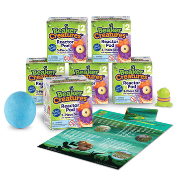 Learning Resources Beaker Creatures 6-Pack Reactor Pods, Series 2