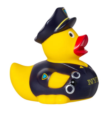 Artisan Owl Officially Licensed New York City Souvenir 4" Yellow Rubber Duck (NYPD Rubber Duck)