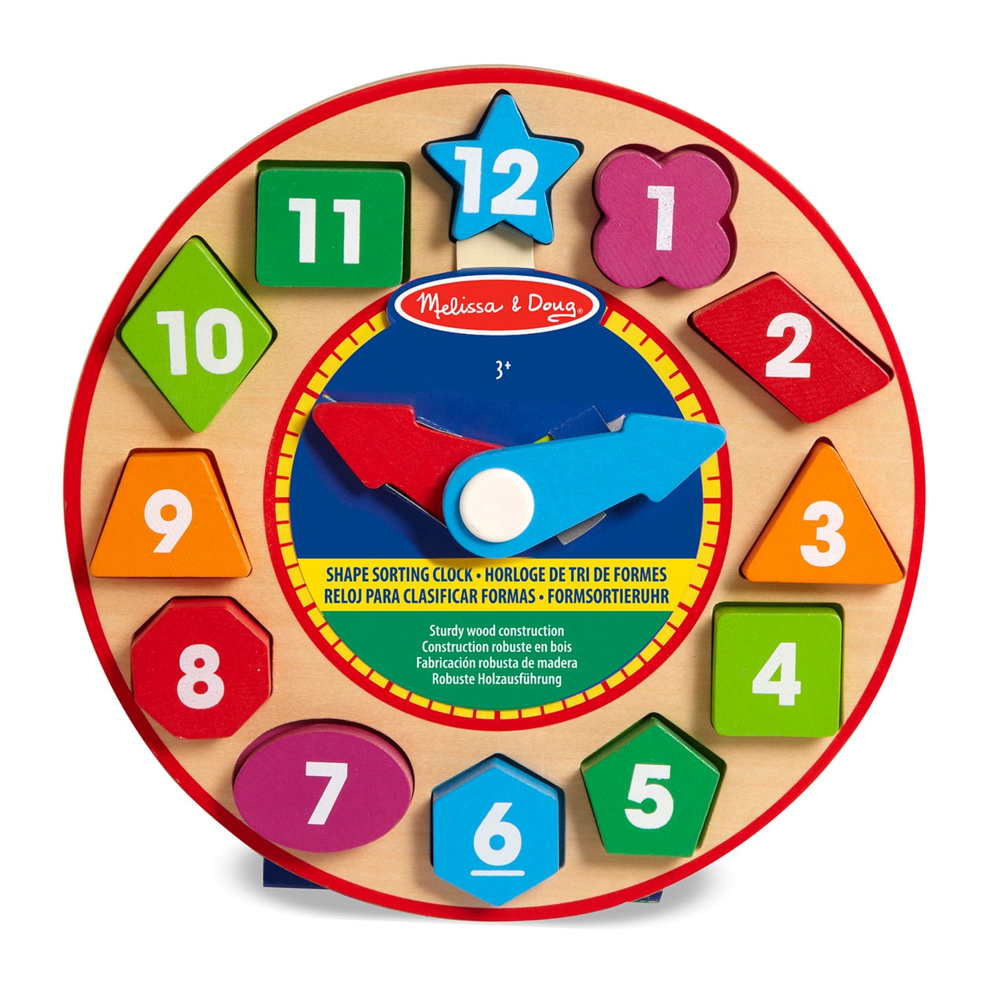 Melissa & Doug Shape Sorting Clock, 1 EA
