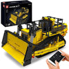 Mould King Bulldozer Technique Building Set, App-Controlled 2.4G RC Bulldozer Truck Construction Vehicle Toys with Engines, DIY Engineering Model Sets