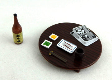 Dollhouse Miniature 1:24 Scale Table with Accessories #G7030