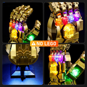 LIGHTAILING Led Light for Lego 76191 Infinity Gauntlet Building Blocks Model - NOT Included The Model Set