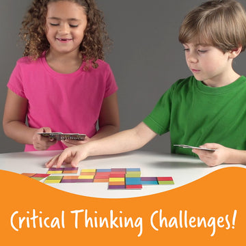 Learning Resources Color Cubed Strategy Game, Brain Boosting Matching 2-6 Players, 40 Pieces, Ages 5+