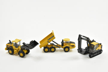 New Ray - Set of 3 Volvo Window Box, 32095, Yellow