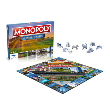 Monopoly Board Game Lexington Edition: 2-6 Players Family Board Games for Kids and Adults, Board Games for Kids 8 and up, for Kids and Adults, Ideal