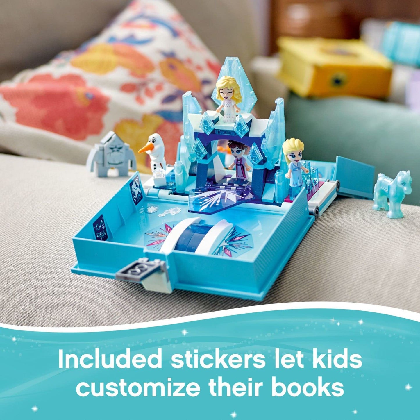LEGO Disney Frozen 2 Elsa and The Nokk Storybook Adventures Building Toy 43189 Movie-Inspired Frozen Toy Set, Gift Idea for Kids Boys Girls Age 5+